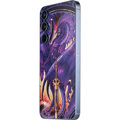 Dragonblade Netherblade Purple by Ruth Thompson Galaxy A35 5G Skin
